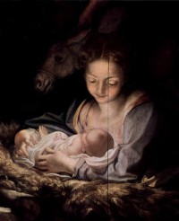 Картина автора Корреджо Антонио под названием Мария с младенцем