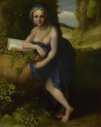 Картина автора Корреджо Антонио под названием The Magdalen