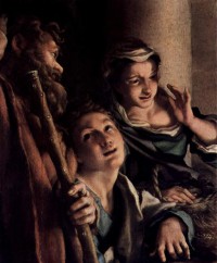 Картина автора Корреджо Антонио под названием Пастухи