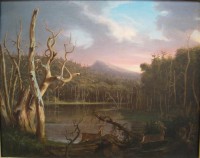 Картина автора Коул Томас под названием Lake with Dead Trees