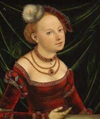 Картина автора Кранах Младший Лукас под названием Женский портрет