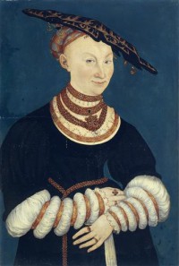 Картина автора Кранах Младший Лукас под названием Екатерина Мекленбургская , герцогиня саксонская
