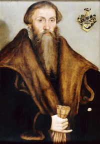 Картина автора Кранах Младший Лукас под названием Леонард Бадегорн, саксонский юрист