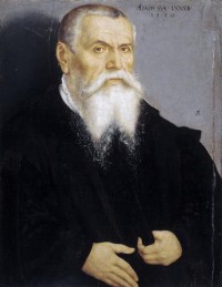 Картина автора Кранах Младший Лукас под названием Портрет отца Лукаса Кранаха Старшего