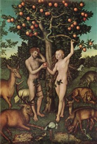 Картина автора Кранах Старший Лукас под названием Adam and Eve