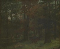 Картина автора Курбе Гюстав под названием In the Forest