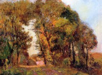 Картина автора Лебург Альберт под названием The Forest in Autumn near Rouen  				 - Осенний лес возле Руана