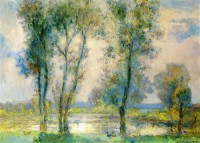 Картина автора Лебург Альберт под названием Near the Lake  				 - У озера