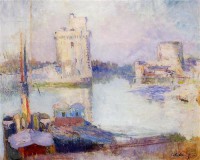 Картина автора Лебург Альберт под названием La Rochelle, the Port  				 - Ла-Рошель, порт