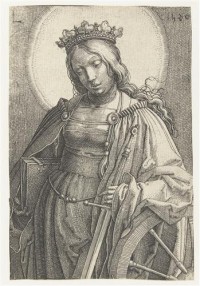 Картина автора Лейден Лукас под названием Святая Екатерина