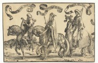 Картина автора Лейден Лукас под названием Двенадцать царей Израиля - Короли Давид, Соломон и Иеровоам