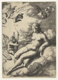 Картина автора Лейден Лукас под названием Венера и Амур