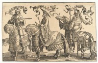 Картина автора Лейден Лукас под названием Двенадцать царей Израиля - Короли Ахаз, Езекия и Манассиc