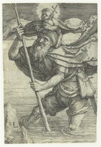 Картина автора Лейден Лукас под названием Святой Христофор