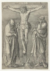 Картина автора Лейден Лукас под названием Христос на кресте