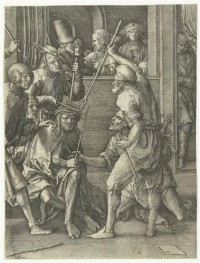 Картина автора Лейден Лукас под названием Венчание терновым венком, 1519
