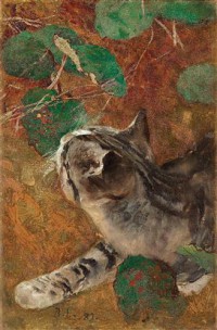 Картина автора Лильефорс Бруно под названием Cat 1889