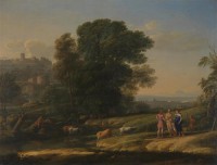 Картина автора Лоррен Клод под названием Landscape with Cephalus and Procris reunited by Diana