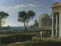 Картина автора Лоррен Клод под названием Landscape with Aeneas at Delos