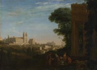 Картина автора Лоррен Клод под названием A View in Rome