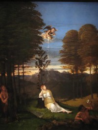 Картина автора Лотто Лоренцо под названием Allegory of Chastity