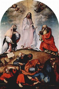 Картина автора Лотто Лоренцо под названием Verklärung Christi