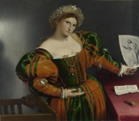 Картина автора Лотто Лоренцо под названием Portrait of a Woman inspired by Lucretia