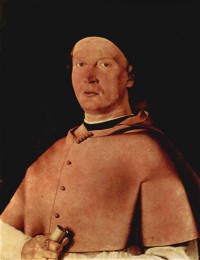 Картина автора Лотто Лоренцо под названием Porträt des Bischofs Bernardo de' Rossi