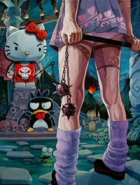 Картина автора Макдовелл Давид под названием Kitty fight  				 - Бой Китти