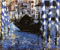 Картина автора Мане Эдуард под названием Le Grand Canal de Venise, Large Channel of Venice, Huile sur toile