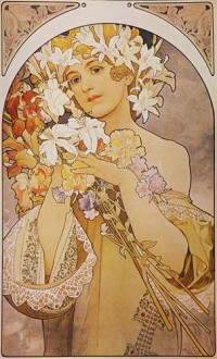 Картина автора Мариа Муха Альфонс под названием Flowers