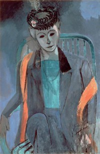 Картина автора Матисс Анри под названием Portrait of the Artist's Wife  				 - портрет жены художника