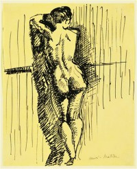 Картина автора Матисс Анри под названием Standing Woman seen from Behind