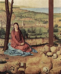 Картина автора Мессина Антонелло под названием Kreuzigung, mit Maria und Johannes