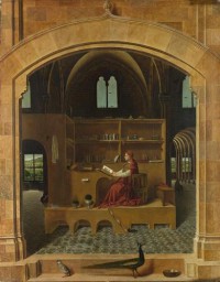 Картина автора Мессина Антонелло под названием Saint Jerome in his Study
