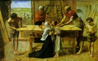 Картина автора Миллес Джон Эверетт под названием Christ in the House of His Parents - The Carpenter's Shop