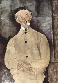 Картина автора Модильяни Амедео под названием Portrait of Monsieur Lepoutre