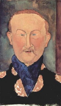 Картина автора Модильяни Амедео под названием Portrait of Leon Bakst