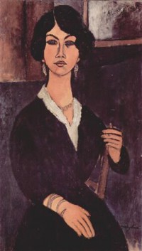 Картина автора Модильяни Амедео под названием Sitzende Algerische Almaiisa