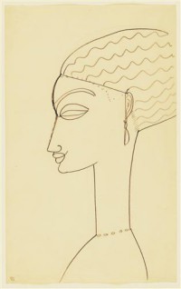 Картина автора Модильяни Амедео под названием Woman in Profile