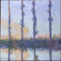 Картина автора Моне Оскар Клод под названием Poplars (Four Trees)  				 - Тополя