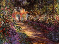 Картина автора Моне Оскар Клод под названием The Garden in Flower  				 - Сад в цветах