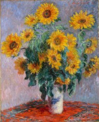 Картина автора Моне Оскар Клод под названием Bouquet of sunflowers  				 - Букет подсолнухов