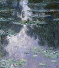 Картина автора Моне Оскар Клод под названием водяные лилии