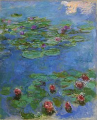 Картина автора Моне Оскар Клод под названием красные лилии