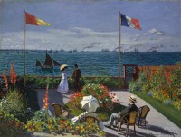 Картина автора Моне Оскар Клод под названием Jardin a Sainte-Adresse