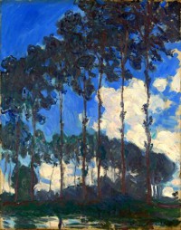 Картина автора Моне Оскар Клод под названием Poplars on the Epte 2