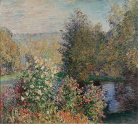 Картина автора Моне Оскар Клод под названием Corner of the Garden at Montgeron