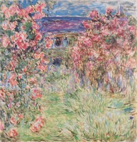 Картина автора Моне Оскар Клод под названием La maison dans les roses