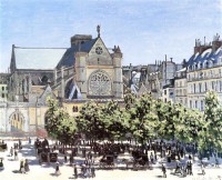 Картина автора Моне Оскар Клод под названием St. Germain L'Auxerrois